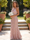 Tulle Mermaid Spaghetti Straps Mother of the Bride Dresses with Floral Embroidery