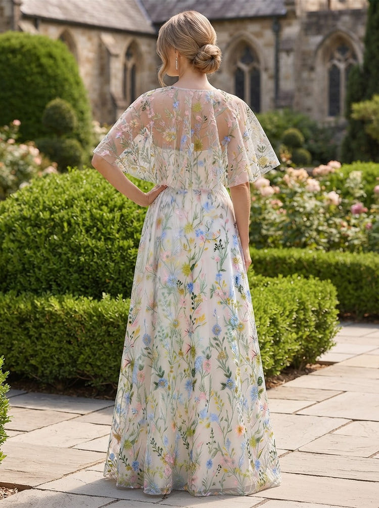 Tulle A-Line Sweetheart Mother of the Bride Dresses with Caps