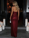 Sequin High Neck Shimmering Mermaid Formal Dresses