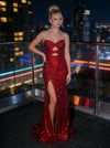 Mermaid Sweetheart Rhinestone Prom Dresses