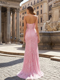 Sequin Lace Mermaid Prom Dresses with Beaded Embroidery