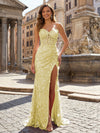 Sequin Lace Mermaid Formal Dresses with Beaded Embroidery
