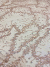 Sequin Embroidery Mermaid Sweetheart Sequin Evening Dresses with Train