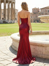 Strapless Shimmering Sweetheart Mermaid Formal Dresses