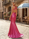 Sexy Halter Mermaid Backless Prom Dresses