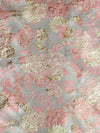 A-Line Sweetheart Neckline Corseted Brocade Formal Evening Gown