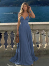Halter Lace Appliques A Line Formal Occasion Dresses