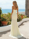 Chiffon Mermaid Strapless Splicing Bridesmaid Dresses