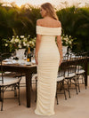 Off the Shoulder Jersey Mermaid Formal Dresses
