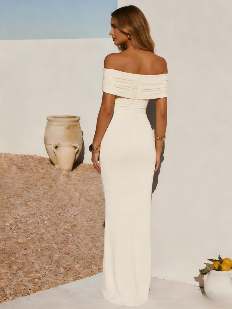 Off the Shoulder Jersey Mermaid Formal Dresses