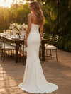 Strapless Satin Bodycon Mermaid Formal Dresses