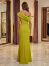 Satin Mermaid One Shoulder Mother of the Bride Dresses