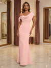 Satin Mermaid One Shoulder Mother of the Bride Dresses