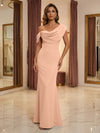 Satin Mermaid One Shoulder Mother of the Bride Dresses