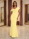 Satin Mermaid One Shoulder Mother of the Bride Dresses
