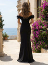 Jersey Mermaid Off the Shoulder Formal Dresses