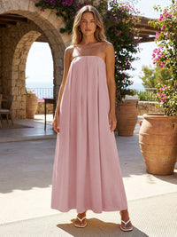 Jersey A-Line Strapless Pleated Formal Dresses
