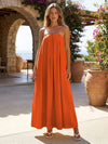 Jersey A-Line Strapless Pleated Formal Dresses