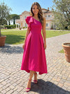 Jersey A-Line One Shoulder Ruffles Mother of the Bride Dresses