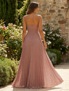 Chiffon A-Line Sweetheart Pleated Formal Dresses