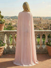 Chiffon Mermaid V Neck Sequin Embroidery Formal Dresses