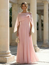Chiffon A-Line Strapless Shawl Mother of the Bride Dresses