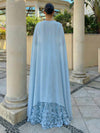 Chiffon A-Line Sweetheart 3D Flowers Formal Dresses