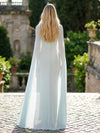 Chiffon Mermaid Spaghetti Straps Shawl Wedding Guest Dresses