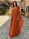 Chiffon Sheath One Shoulder Ruffles Formal Dresses