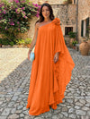 Chiffon Sheath One Shoulder Ruffles Formal Dresses