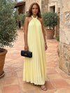 Chiffon Sheath Halter Pleated Formal Tent/ Trapeze Dresses