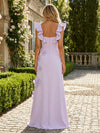 Jersey A-Line Sweetheart 3D Flowers Formal Dresses