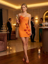 Jersey Bodycon Sweetheart 3D Flowers Formal Dresses