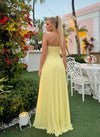 Chiffon Sweetheart Lace Appliques A Line Wedding Guest Dresses