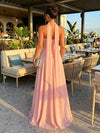 Chiffon A-Line Sweetheart Formal Dresses with Pleats