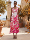 Jersey A-Line Square Neck Formal Dresses with Lace Applique