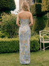 Jacquard Mermaid Sweetheart Pleated Formal Dresses
