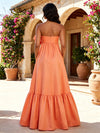 Satin A-Line Strapless Wedding Guest Dresses with Bow
