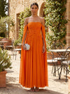 Chiffon A-Line Strapless Wedding Guest Dresses with Sash