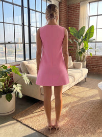 Jersey A-Line Crew Neck Formal Dresses with 3D Flowers