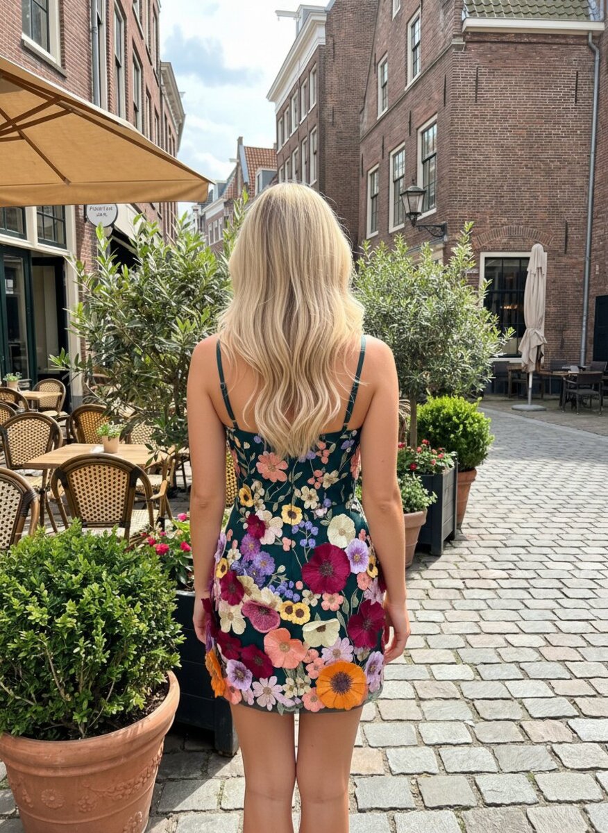 Tulle Bodycon Spaghetti Straps Formal Dresses with 3D Flowers
