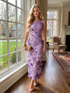 Jacquard Sheath One Shoulder Pleated Cocktail Dresses