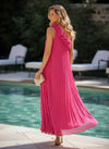 Chiffon A-Line One Shoulder Formal Dresses with 3D Flowers