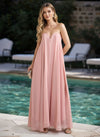 Chiffon A-Line Sweetheart Pleated Formal Dresses