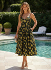 Jacquard A-Line Spaghetti Straps Pleated Formal Dresses