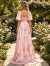 Satin A-Line Sweetheart Formal Dresses with Delicate Pleated