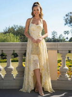 Chiffon A-Line Halter Hi Lo Bridesmaid Dresses