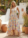 Tulle A-Line One Shoulder Formal Dresses with Floral Embroidery