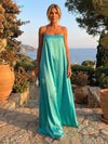 Satin A-Line Spaghetti Straps Simple Mother of the Bride Dresses for Wedding Party
