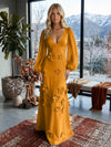 Jersey A-Line V Neck Formal Dresses with 3D Flowers